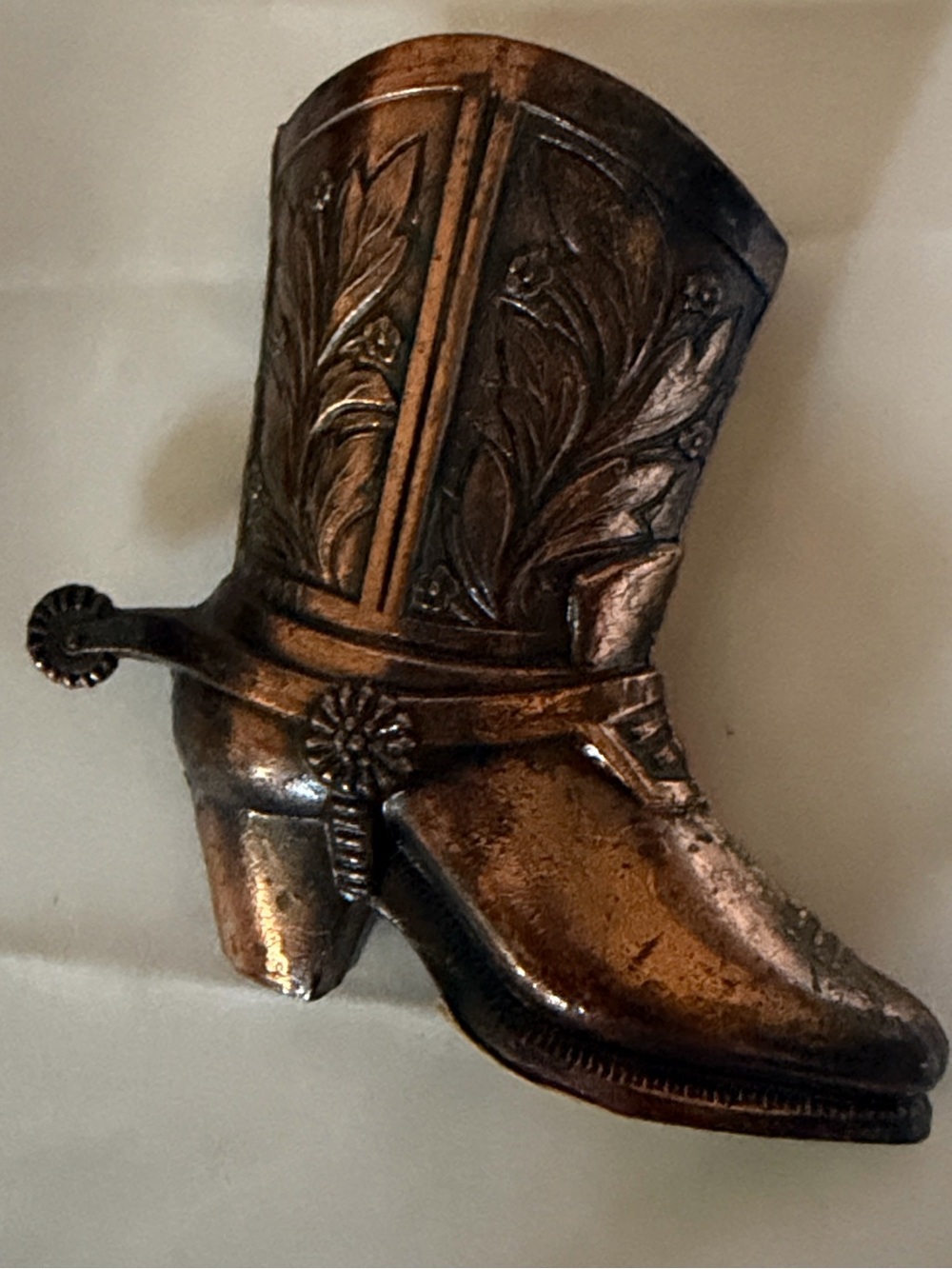 Vintage 60/70’s Boot Hill Cemetery Dodge City Miniature Cowboy Boot - Picture 2 of 4